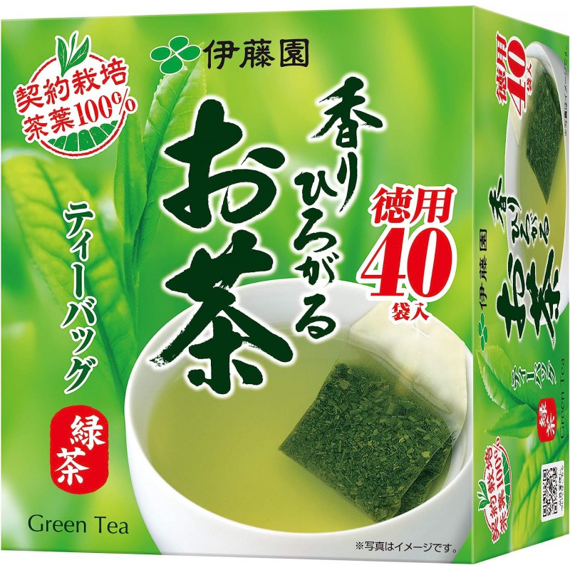 伊藤園 香りひろがるお茶 緑茶 ティーバッグ 2.0g×40袋