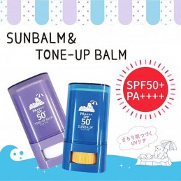 Today's Cosme Shine UV Sunbalm, 0.5 oz (15 g), Lavender Scent, Sunscreen Stick, Tone Up, SPF50 PA++++